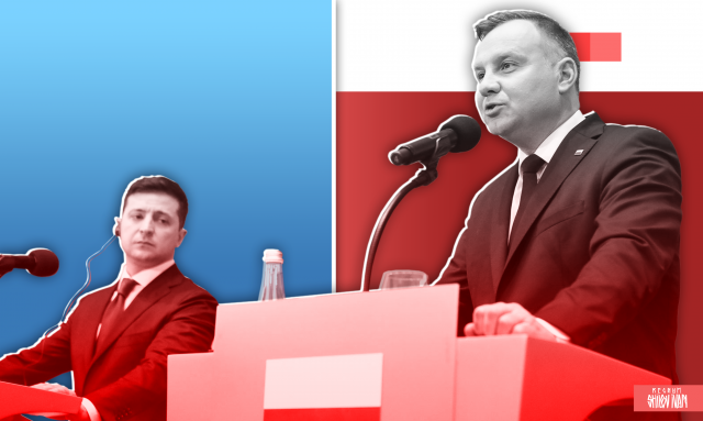 Президент Польши Анджей Дуда и Владимир Зеленский