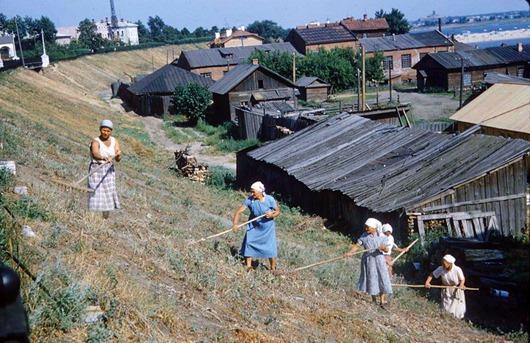 Ярославль 1950-х годов в цвете 