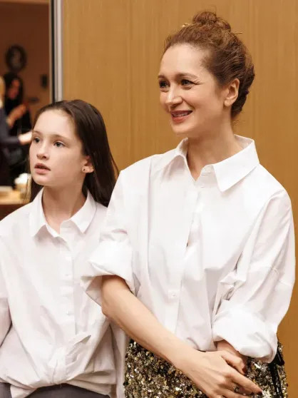 Виктория Исакова с дочерью