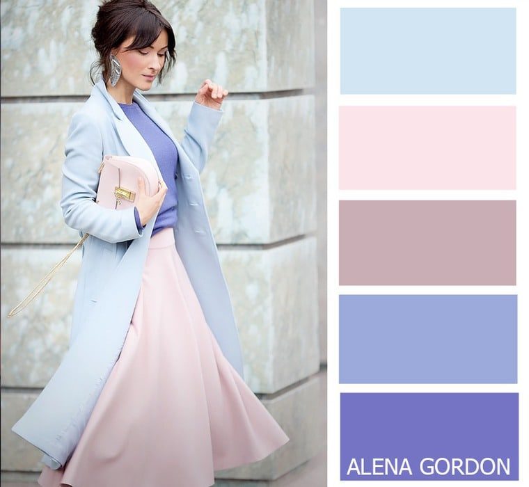 Нежные весенние сочетания в одежде 