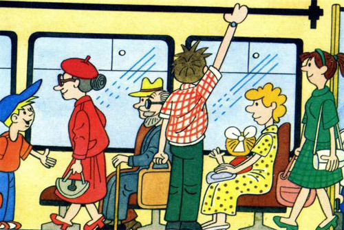 Почему я  не уступаю детям места в общественном транспорте