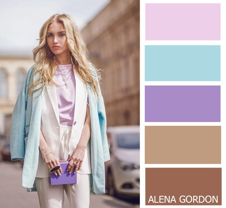 Нежные весенние сочетания в одежде 