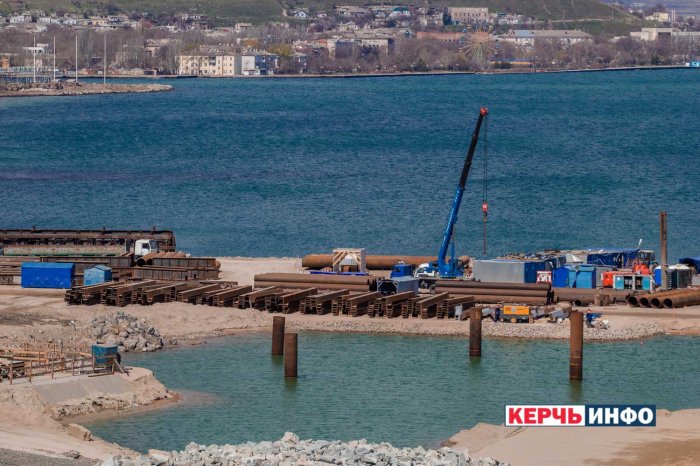 Появились новые фотографии строительства Керченского моста