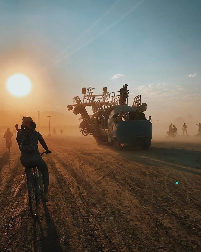 Невероятные снимки с самого безумного фестиваля планеты burning man, Горящий человек, Фестиваль, атмосферные снимки, виды, невада, необычное искусство, фото