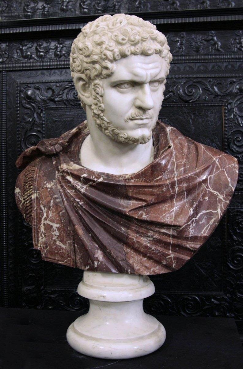 Септимий Бассиан Каракалла, бюст III в. н.э.