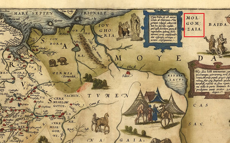 Карта России, Московии и Тартарии составленная английским дипломатом Энтони Дженкенсоном 1562 год