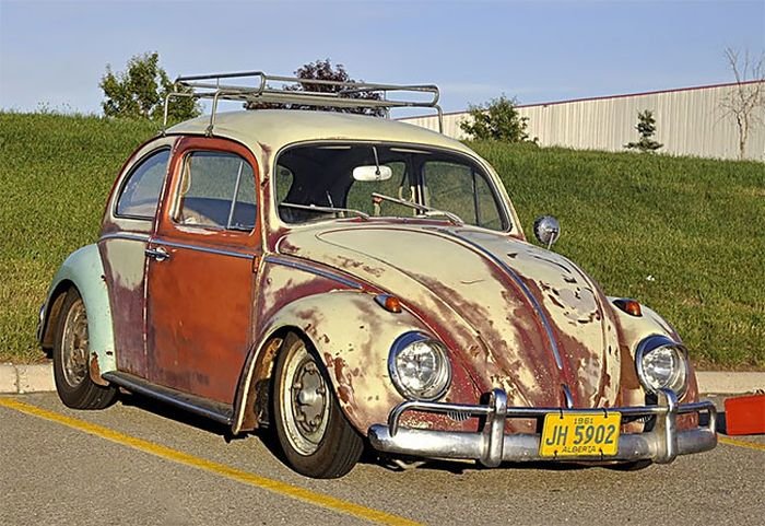 Модная ржавчина: Volkswagen Beetle Rat Look Beetle,Volkswagen,автомода,ржавчина,тюнинг