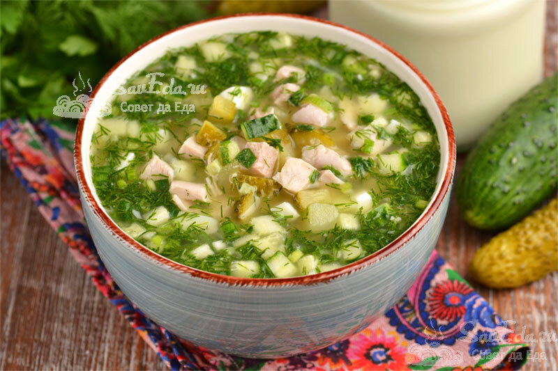 Окрошка, которая вас точно удивит вкусом - 3 отличных варианта