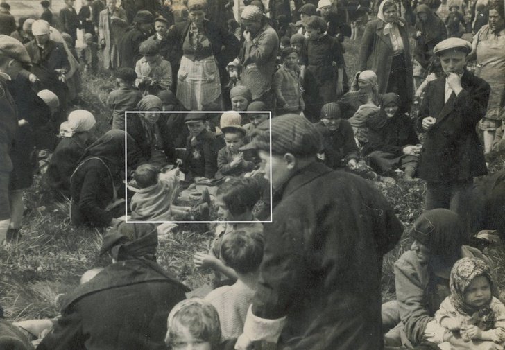 6. Перед прибытием в Освенцим в мае 1944 года. Спустя несколько часов все люди с фото были мертвы. архив, война, история, тайна, факты, фото