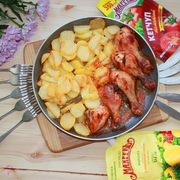 Лучший рецепт курицы в духовке с майонезом и кетчупом «МахеевЪ»