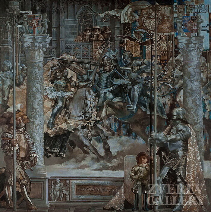 Художник Андрей Гонюков. Серебряный город Художник Андрей Гонюков. Серебряный город Живопись