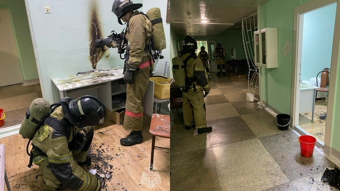 Пациент устроил пожар в больнице Новоалтайска