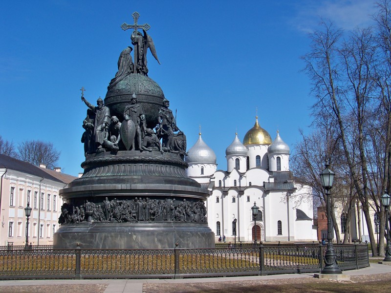 Памятник Тысячелетие России 1862 год Города России, Господин Великий Новгород, великий новгород, новгород, пейзажи, путешествия, россия