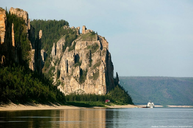 Ленские столбы. Якутия. Россия. Красивое фото