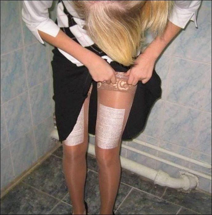 Хитрые шпаргалки школьников и студентов (33 фото)