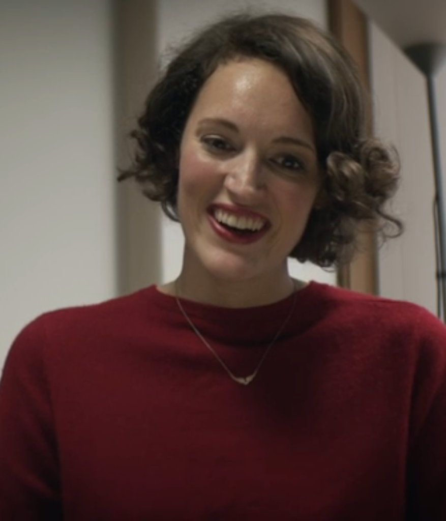 Fleabag regularly breaks the fourth wall and talks to the audience.