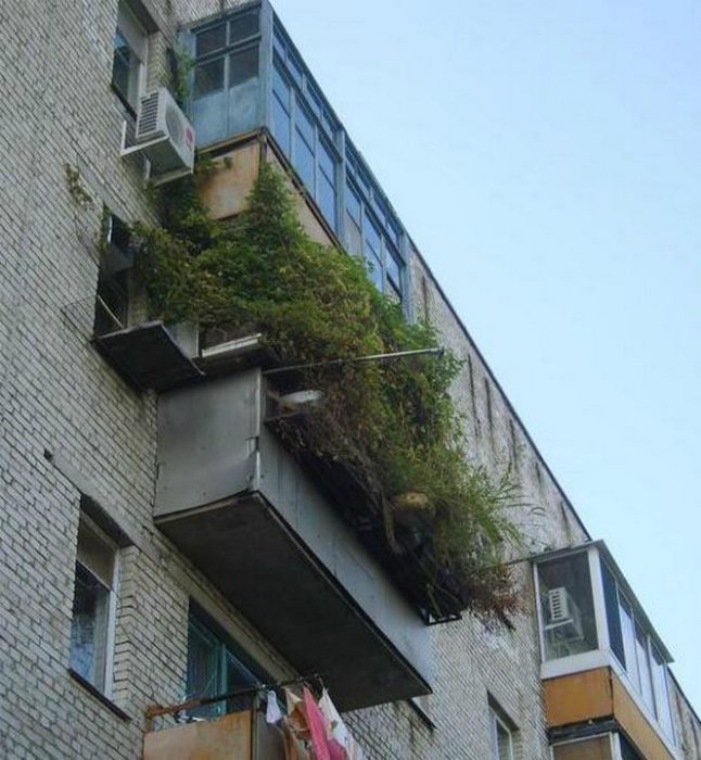 Забавные российские балконы