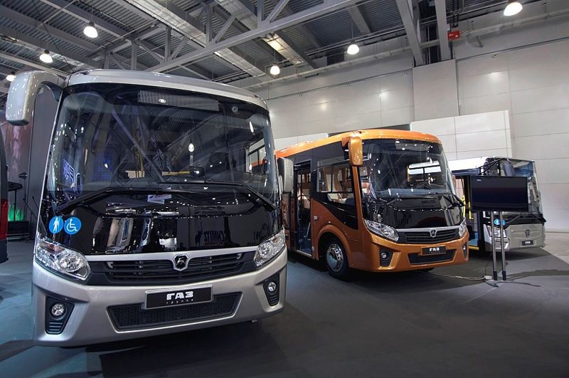 6. «Группа ГАЗ» представляет новые автобусы для городских и междугородных перевозок Газон-Next, туристический автобус, урал