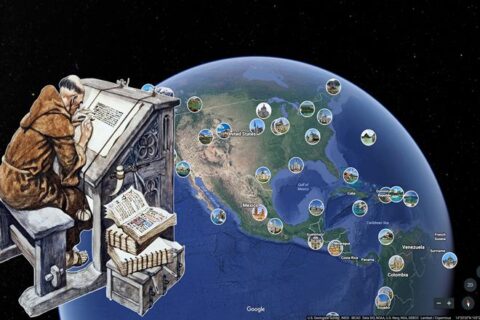 Google Earth 1450-х годов, созданная средневековым монахом