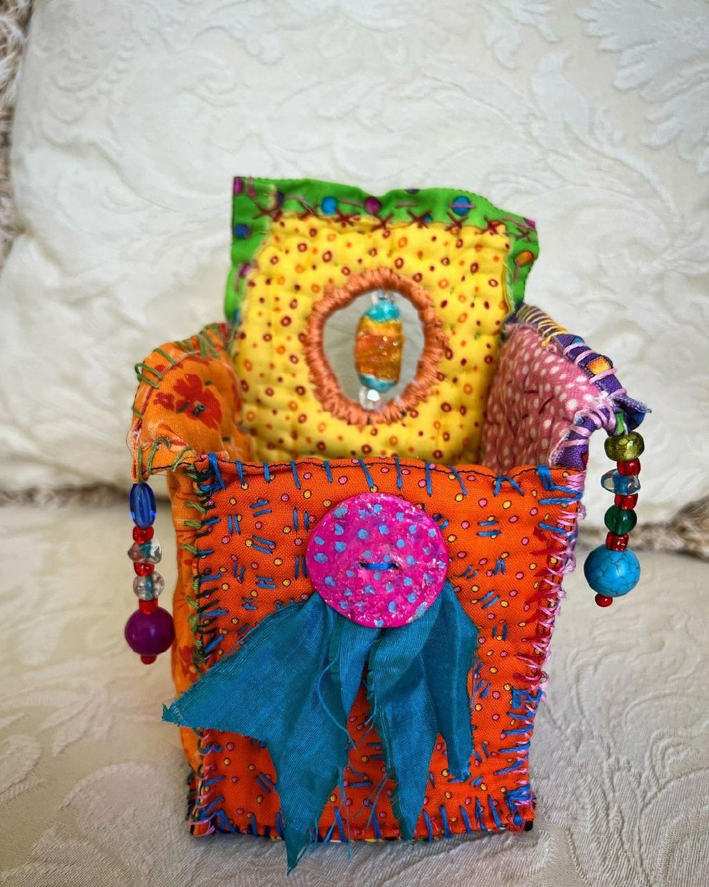 Текстильные фантазии Darlene Winter вышивка,идеи и вдохновение,лоскутное шитье,мастерство,творчество