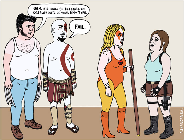 Double-standards-comic-illustrations