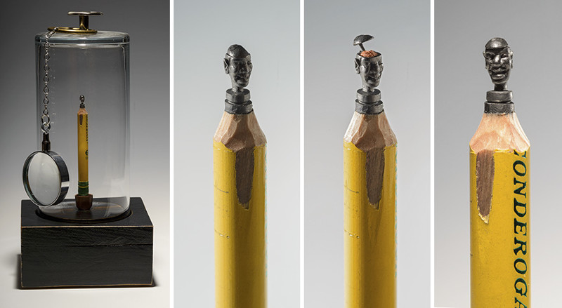 Эти  скульптуры, вырезанные из обычных карандашей, поражают воображение! микромир, миниатюра, удивительное рядом, художник