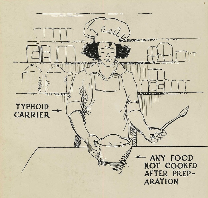 История кухарки, которая заразила смертельной инфекцией более 50 человек, а сама осталась здоровой женщины,Женщина,интересное,роковые женщины