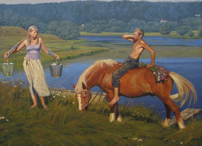 Замечательные работы Андрея Подшивалова "Снится мне деревня"