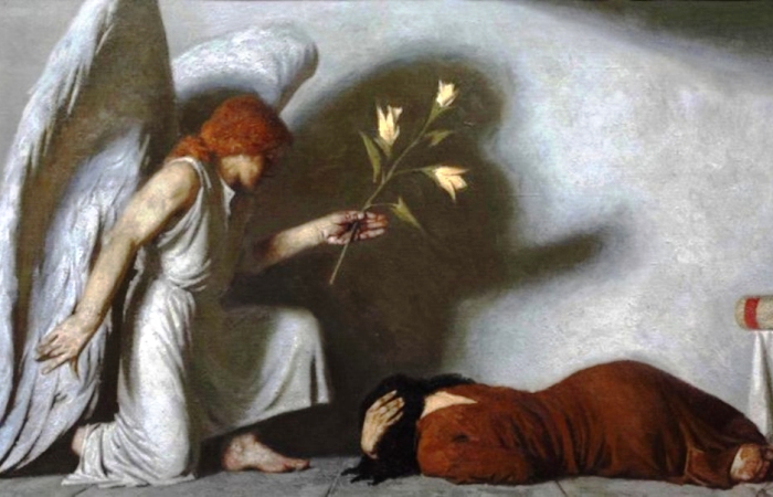 Благовещение, 1987 год. Автор: Гелий Коржев. original.jpg#20770047294
