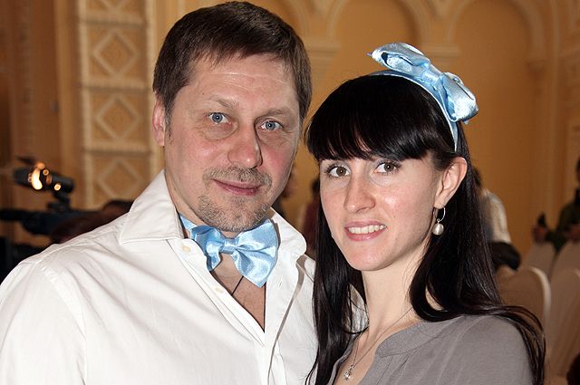 Балетмейстер Гедиминас Таранда с супругой.