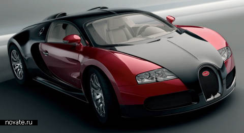 Самые быстрые и дорогие серийные автомобили мира(на фотографии Bugatti Veyron)