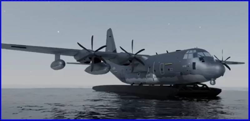 Проект MC-130J Amphibious Capability: транспортный «Геркулес» на поплавках ввс