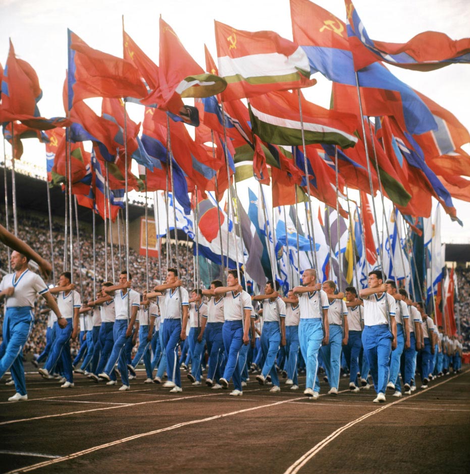 Парад физкультурников в Москве, 12 июня 1968