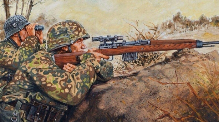 Зачем во время Второй мировой войны к спусковому крючку немецких снайперских винтовок приваривали шип.