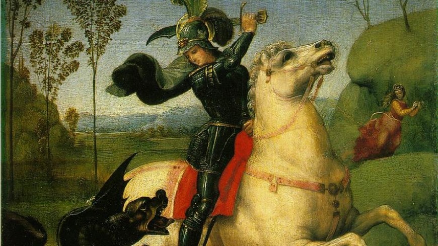 Кого конкретно победил Георгий Победоносец ? Георгий Победоносец