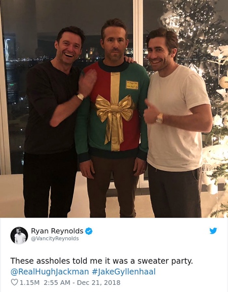 Вражда продолжается: Райан Рейнольдс испортил онлайн-вечеринку Хью Джекмана Звезды,Новости о звездах