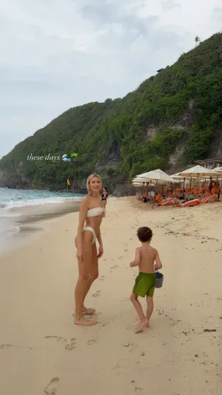 Елена Перминова с сыном