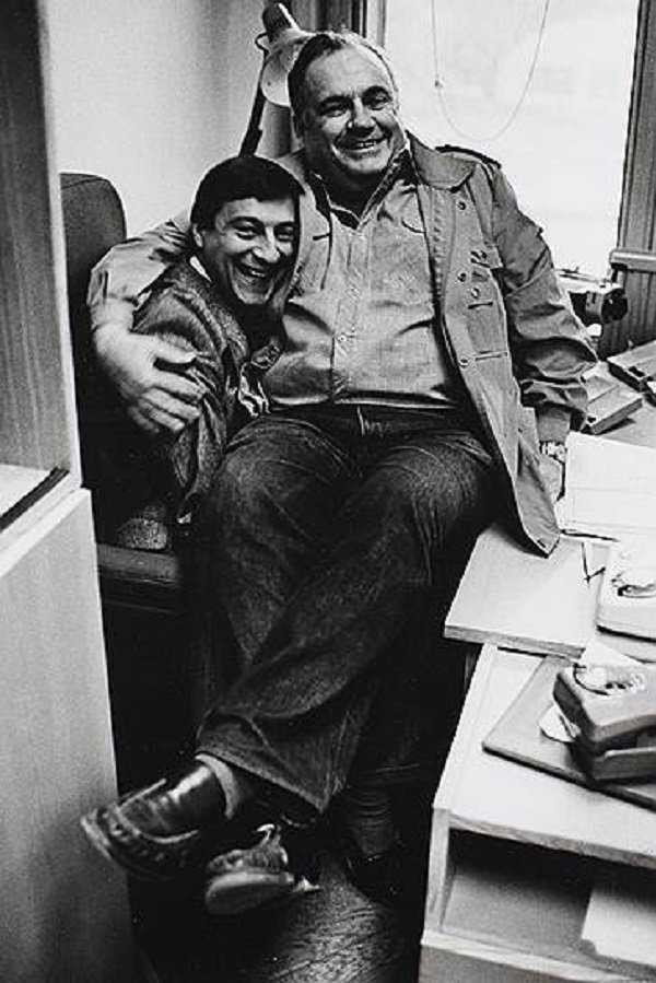 Эльдар Рязанов и Геннадий Хазанов, 1989 год Лев Шерстенников, история, люди, ностальгия, фото, фотограф, фотография
