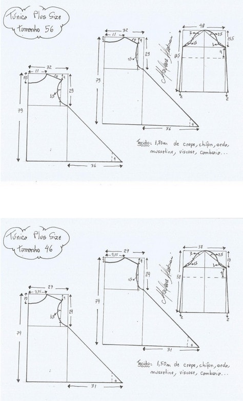 Выкройки туник любого размера — шьем быстро и легко ткань, можно, тунику, последнее, скрывая, превратить, желанию, достоинстваПо, подчеркивая, фигуры, недостатки, форме, струящееся, дамах, девушках, худеньких, смотрится, выигрышно, туникуТуника, пошить