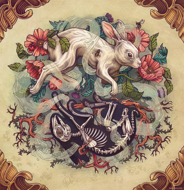 Мистические работы, в которых люди и животные соединяются в единое целое 