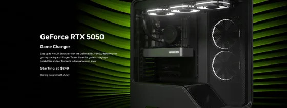 Спасибо, Nvidia, что не 6 ГБ памяти. Представлена GeForce RTX 5050 8GB за 250 долларов