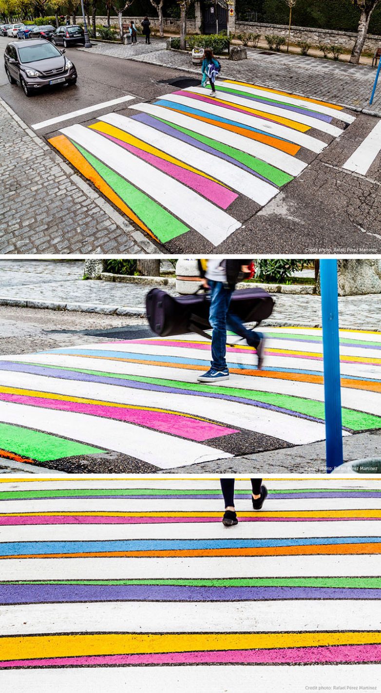 Краски Мадрида: яркие пешеходные переходы испанской столицы Испания,история,Мадрид,отдых,переходы,путешествие,страны