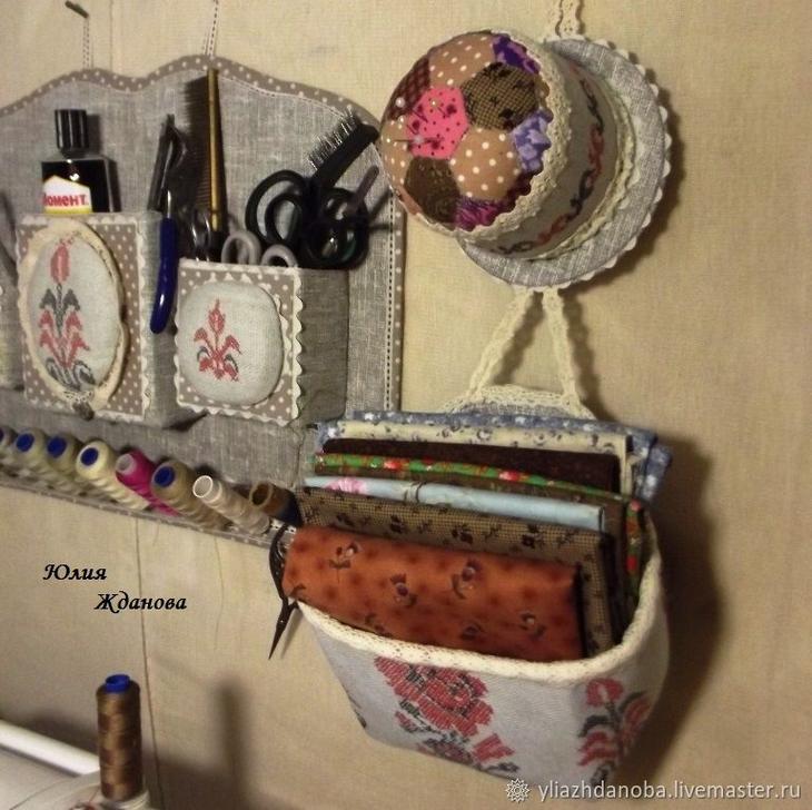 Создаем органайзер для рукодельницы. Два в одном: корзинка + игольница в славянском стиле идеи