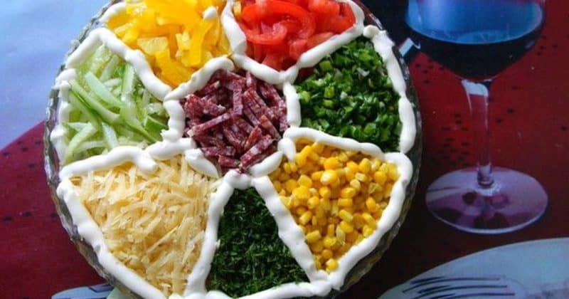 Праздничный салат Лето