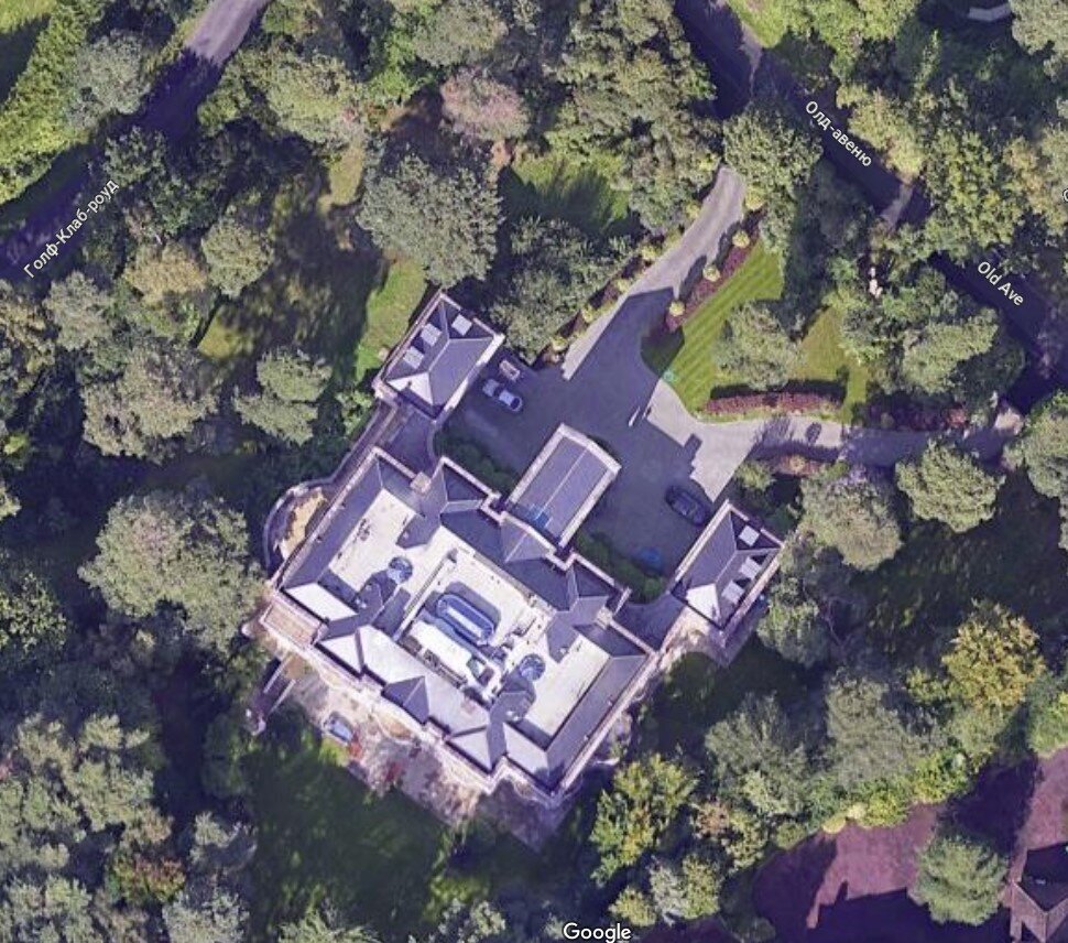 Дом. купленный для Чубайса на спутниковых фото