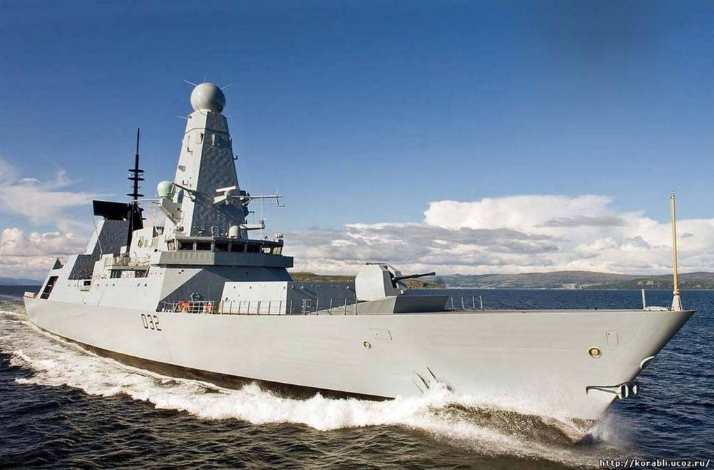 Эсминец королевского флота Великобритании HMS Daring