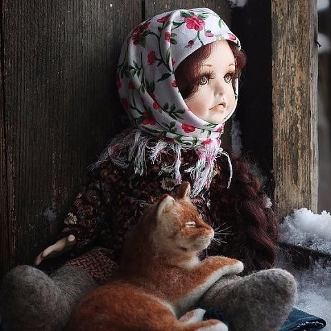 Куклы из русской деревни от мастерицы валяние