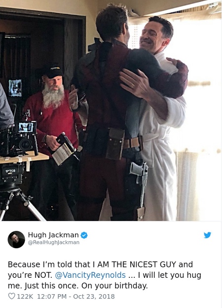 Вражда продолжается: Райан Рейнольдс испортил онлайн-вечеринку Хью Джекмана Звезды,Новости о звездах