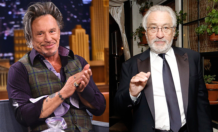 Новый конфликт: почему Микки Рурк называет Роберта Де Ниро "сопляком и плаксой"