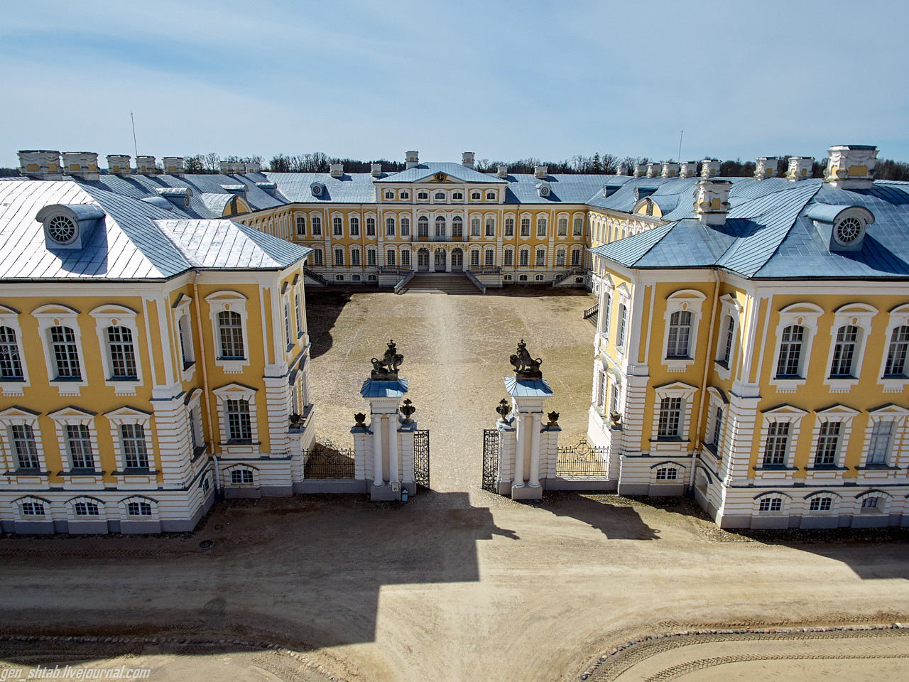 Рундальский дворец Латвия